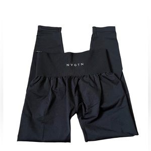 NVGTN Black Solid Seamless Leggings